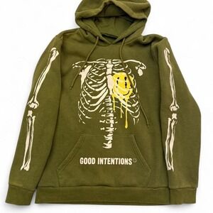 XO NAV good intentions to the bone hoodie official merch size LARGE